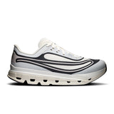 Men's On Cloudflow 5 AD running shoes in black and blue with breathable mesh and cushioned sole for active life workouts.