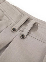 Men's high-waisted wide-leg pleated casual pants by Trendsi, shown in a relaxed fit with a stylish, modern design.