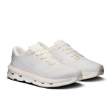 On Cloudzone women's active life shoes in black and white, featuring cushioned soles and breathable mesh upper for comfort.