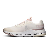 On Cloudnova Form 2 women's active life shoes in black with white accents, featuring breathable mesh and cushioned soles.
