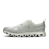 Men's On Cloud 6 Waterproof active life sneakers in black with breathable mesh and cushioned soles for outdoor activities.