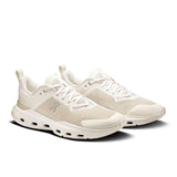 Men's On Cloudpulse Next training shoes in black with white accents, featuring breathable mesh and cushioned soles for running and workouts.