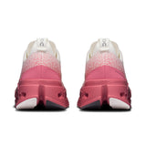 Women's On Cloudsurfer Max road running shoes with lightweight design and cushioned soles, shown in a side view.