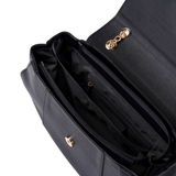 Black Trapeze Handbag