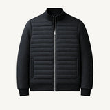 Men's Zexov quilted bomber jacket in lightweight design, featuring a stylish outer shell and comfortable fit for everyday wear.
