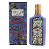 Gucci Flora Gorgeous Magnolia 3.3 oz Eau de Parfum spray bottle with floral design, showcasing the elegant packaging and fragrance.