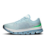 Women's On Cloudflow 5 road running shoes with lightweight design and breathable mesh uppers in a sleek athletic style.
