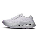 On Cloudrunner 3 Max women's road running shoes in gray and white with cushioned soles and breathable mesh uppers.