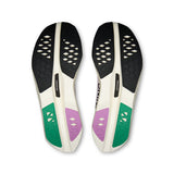 Women's On Cloudboom Volt road running shoes in limited edition Iceberg and Sakura colors, featuring sleek athletic design.