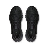 Men's On Cloud X Tempo active life sneakers in black and white with breathable upper and cushioned sole, designed for performance.