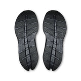 Men's On Cloudrunner 3 Waterproof road running shoes in black and gray, featuring breathable mesh and cushioned soles.