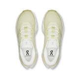 On Cloudrunner 3 women's road running shoes in white and gray, featuring cushioned soles and breathable mesh uppers.