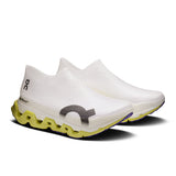 On LightSpray Cloudmonster 3 Hyper unisex road running shoes with breathable mesh and cushioned sole for comfort.