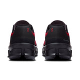 Men's On Cloudmonster Void active life sneakers with black and gray design, featuring cloudwave cushioning and breathable mesh upper.