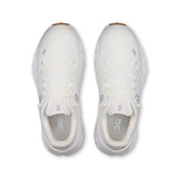 On Cloudtilt Women's active life sneakers, white and gray athletic shoes with cushioned soles and breathable mesh uppers.