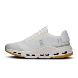 Women's On Cloudnova Form 2 active lifestyle sneakers in gray with sleek design and cushioned soles for comfortable movement.