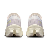Women's On Cloudmonster 3 road running shoes with breathable mesh upper and cushioned sole for comfortable running.