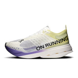 Men's On Cloudboom Strike road running shoes with sleek design and supportive cushioning, suitable for high-performance running.