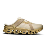Men's On Cloudmonster 3 Mule in active life style, featuring a sleek design and cushioned sole for comfort and performance.