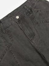 Men's vintage washed cargo pants by Trendsi featuring multiple pockets and a relaxed fit, displayed on a neutral background.