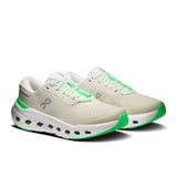 Women's On Cloudrunner 3 Wide road running shoes with breathable mesh uppers and cushioned soles for comfort and support.