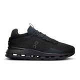 On Cloudnova 2 women's active life sneakers in gray with white accents, showcasing the lightweight, sporty design and cushioned sole.