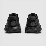 Black Hoka Gaviota 6 women's wide running shoes featuring a black and heel design for added support and comfort.