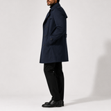 Men’s double-breasted trench coat jacket by Zexov, stylish casual outerwear with classic design and tailored fit.