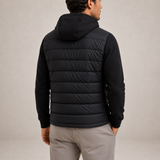 Men's Zexov lightweight puffer jacket with hood, designed for everyday comfort, featuring a sleek padded design and zip closure.