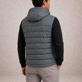 Men's Zexov hooded lightweight puffer jacket with a zip front and quilted design, perfect for casual everyday comfort.