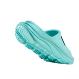 Hoka athletic slide shoes with cushioned straps and rubber soles, designed for comfort and casual wear.