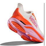 Men's Hoka Skyward X running shoes in D-width with frost and lupine colorway, featuring lightweight and supportive athletic design.