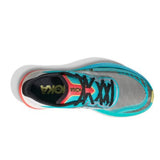 Hoka Cielo X1 2.0 shoes in frost black with sleek design, lightweight running shoes for comfort and performance.