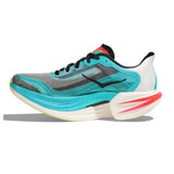 Hoka Cielo X1 2.0 running shoes in frost black, showing the left shoe with breathable mesh and cushioned sole.