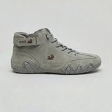 Men's waterproof suede high top boots by Zexov featuring cushioned soles, water-resistant design, and stylish high ankle profile.
