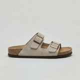 Men's double-strap Zexov sandals with adjustable buckles and contoured footbed for comfort.