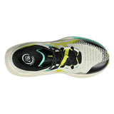 Men's ASICS Trabuco Max 5 trail running shoes in light dust and cacti colors, featuring durable outsole and breathable mesh upper.