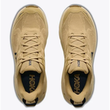 Men's Hoka Challenger 8 running shoes in D-width with a double top design, shown in a barley color scheme.