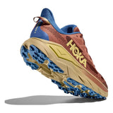 Men's Hoka Challenger 8 wide running shoes in maple and cardamom colors, featuring a supportive design and wide 2E width.