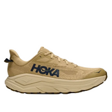 Men's Hoka Challenger 8 Wide running shoes in barley color, featuring supportive design and wide 2E width for comfort.
