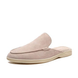 Men’s backless loafer mules by Zexov featuring a sleek, refined summer style with smooth leather and comfortable slip-on design.
