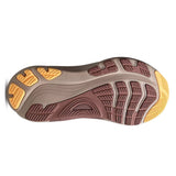 Women's ASICS GEL-Kayano 32 stability trainers in white and orange glow with supportive design and cushioned sole.