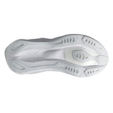 Women’s ASICS Novablast 6 neutral daily trainers in white with lightweight mesh upper and cushioned sole for comfort.