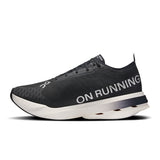 Men's On Cloudboom Strike road running shoes with lightweight design and breathable mesh upper, ideal for speed and performance.
