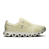 On Cloud 6 women's active life sneakers in gray with breathable mesh and cushioned soles, designed for comfort and performance.