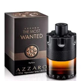 Azzaro The Most Wanted men's fragrance 3.4 oz. EDP spray with sleek bottle, designed for sophisticated scent appeal.