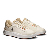 On THE ROGER Advantage women's limited edition Dew and Sand active life sneakers shown in natural light.
