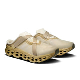 Men's On Cloudmonster 3 Mule active lifestyle shoes with breathable mesh upper and cushioned sole, designed for comfort and support.
