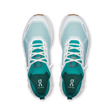 Men's On Cloud 6 Versa active life sneakers in black with white accents, featuring breathable mesh and cushioned soles.