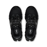 Women's On Cloudswift Amp active running shoes in black and pink, featuring lightweight cushioning and breathable mesh uppers.